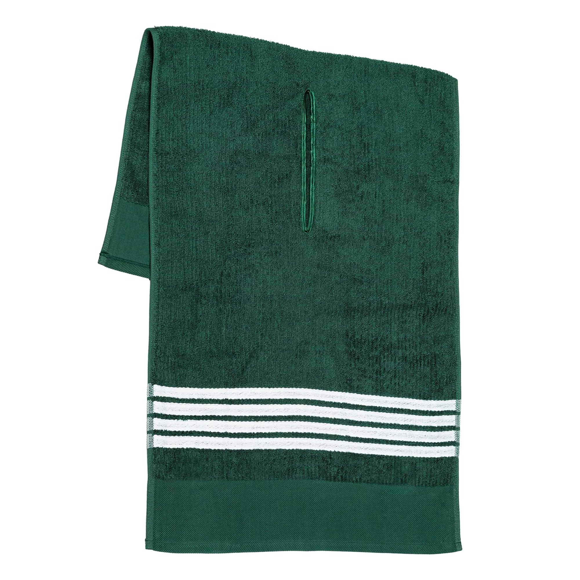GADORO  TOUR TOWEL グリーン The Tour Towel - Green with White Stripes